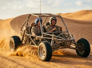 Dune buggy tour Abu Dhabi two seater ride