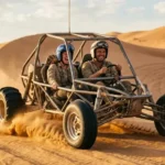 Dune buggy tour Abu Dhabi two seater ride
