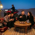 Evening desert safari Abu Dhabi VIP seating camp